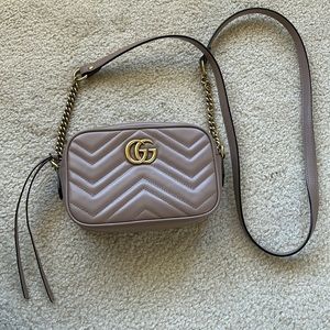 Authentic Gucci matelasse leather crossbody